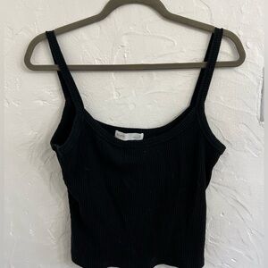 Supré black crop top